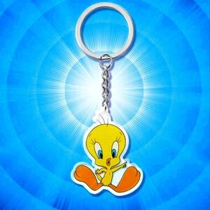 LOONEY TUNES Tweety Bird Cartoon Pattern Acrylic Keychain/Bag Pendant